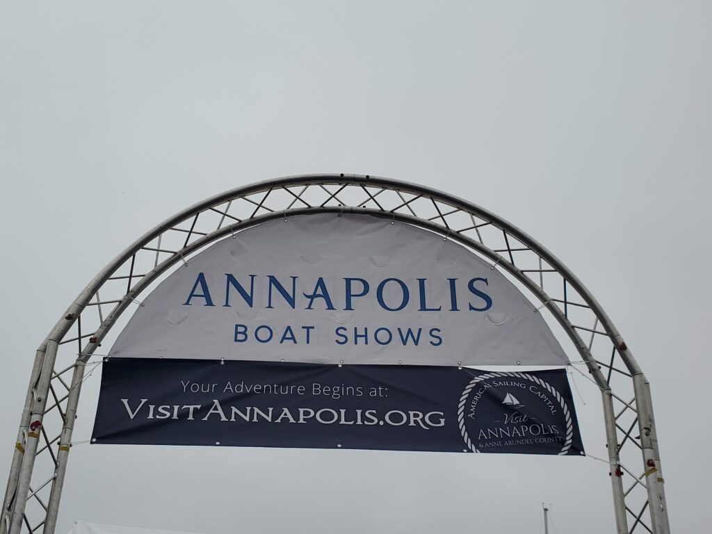 Annapolis Spring Sailboat show banner