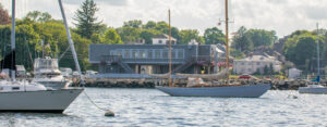 The Rhode Island Yacht Club and the mooring field